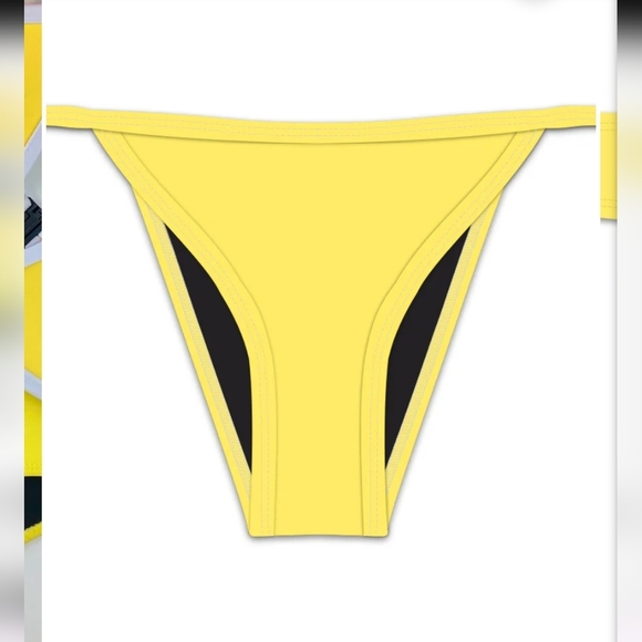 Hoaka oasis lemon yellow bikini set size small - Picture 8 of 8